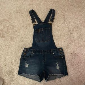 Blue Spice size 13 dark blue denim overalls